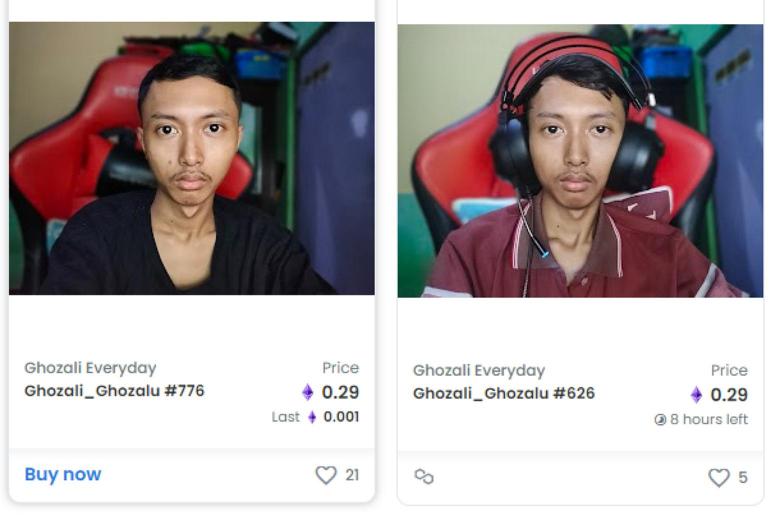 Indonesian student’s selfies fetch US$1 million in NFT sales