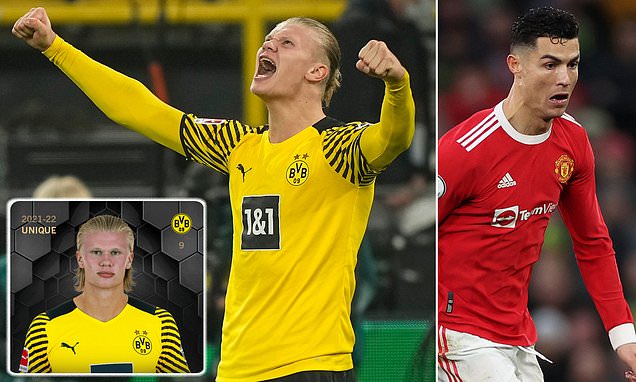 Erling Haaland NFT trading card sells for £500,000, SMASHING the previous Cristiano Ronaldo record | Daily Mail Online