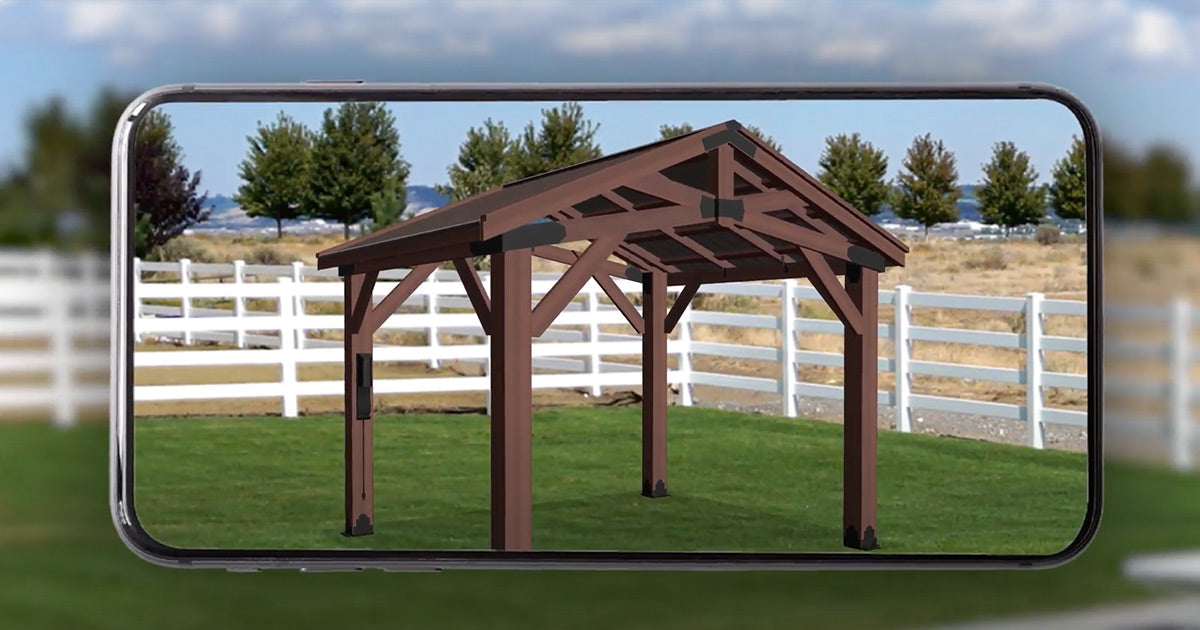 Augmented Reality: Our Gazebos in Your Backyard | Backyard Discovery
