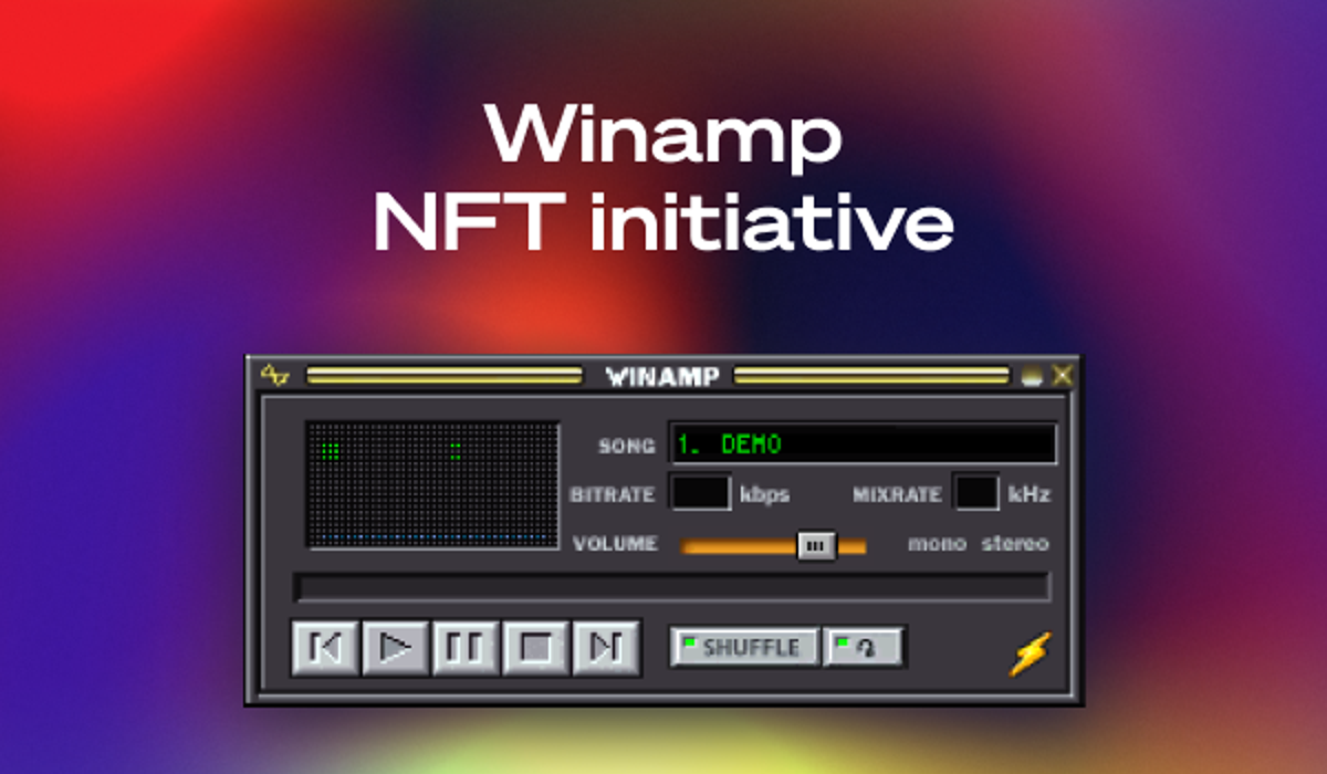 Winamp Is Now Selling Its Original 1.0 Skin as an NFT