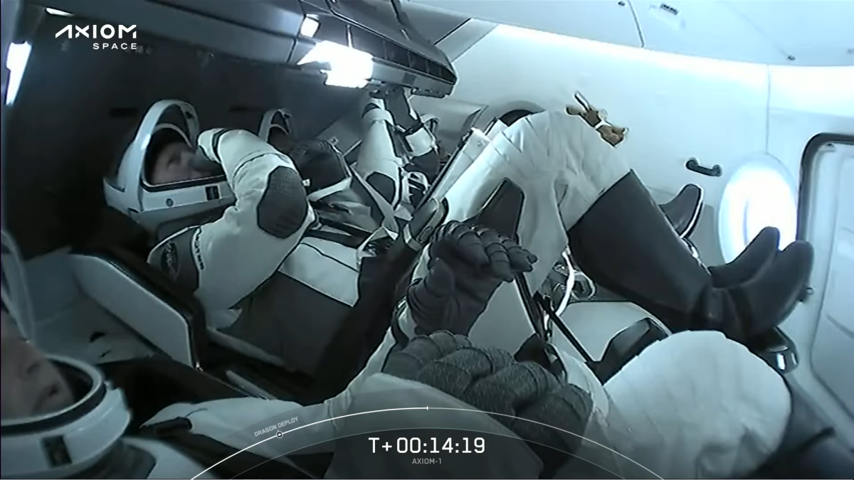 Private Ax-1 astronauts on SpaceX capsule to mint NFT artwork in space | Space