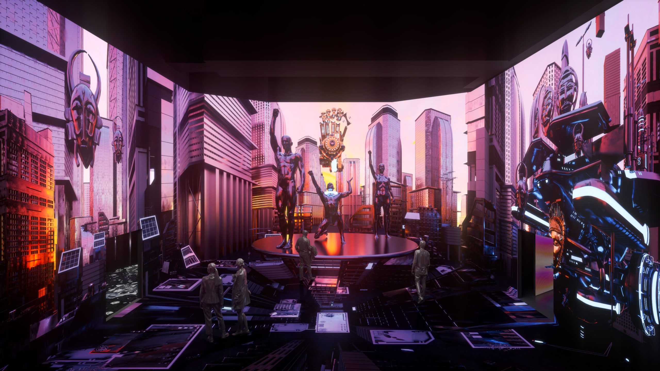 Ancient African Masks Meet Augmented Reality in Artechouse’s June Exhibit - Washingtonian
