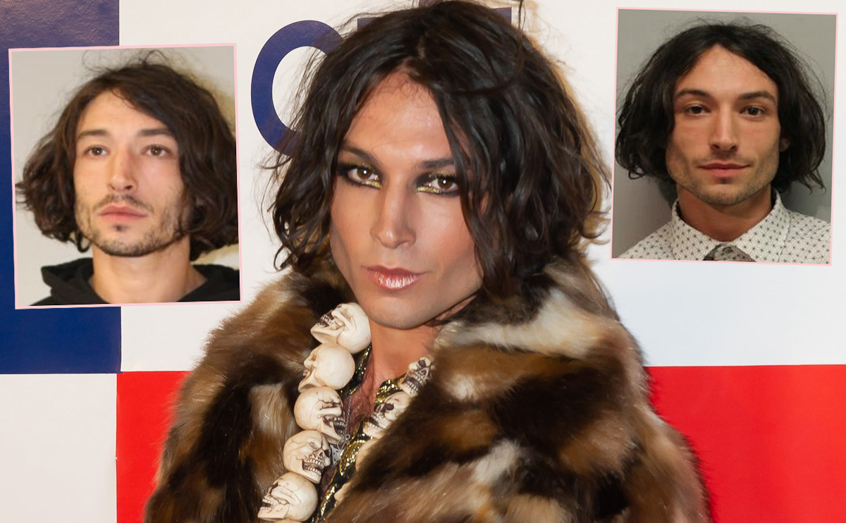 Ezra Miller Arrest Video Shows Actor Interacting Bizarrely With Cops, Claiming They Filmed Assault 'For NFT Crypto Art' - Perez Hilton