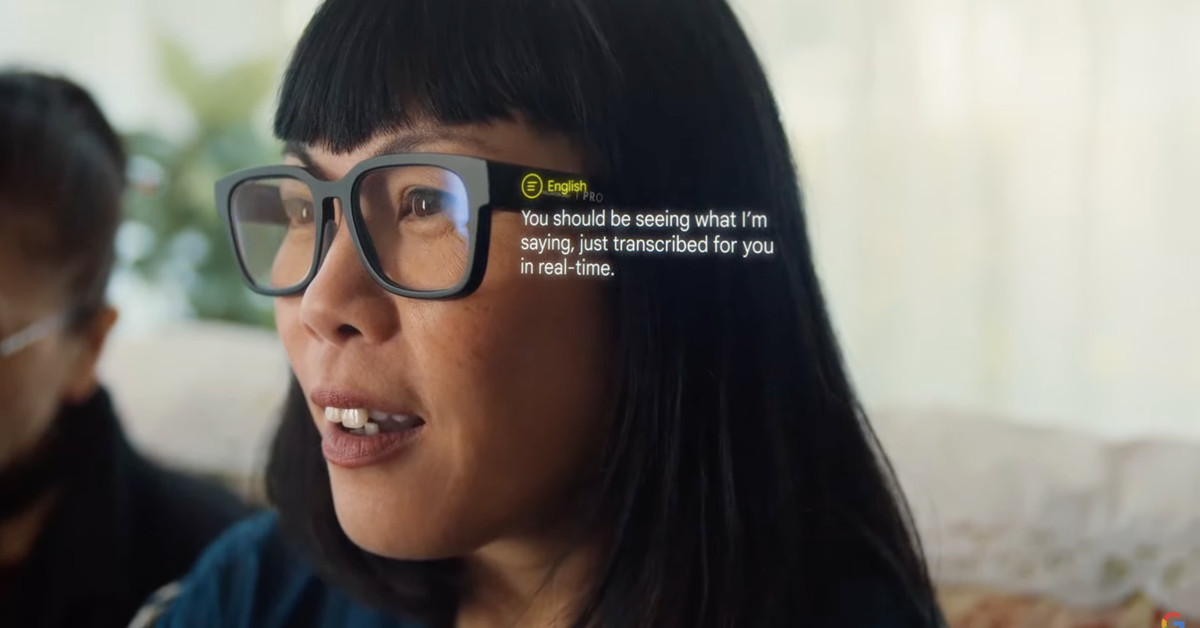 Google shows off AR glasses that might make a case for augmented reality - The Verge