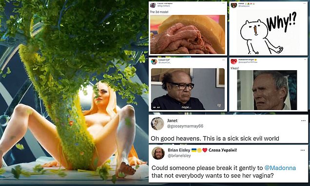 Internet ridicules Madonna after singer releases NFT featuring graphic 3D scans of her own vagina | Daily Mail Online