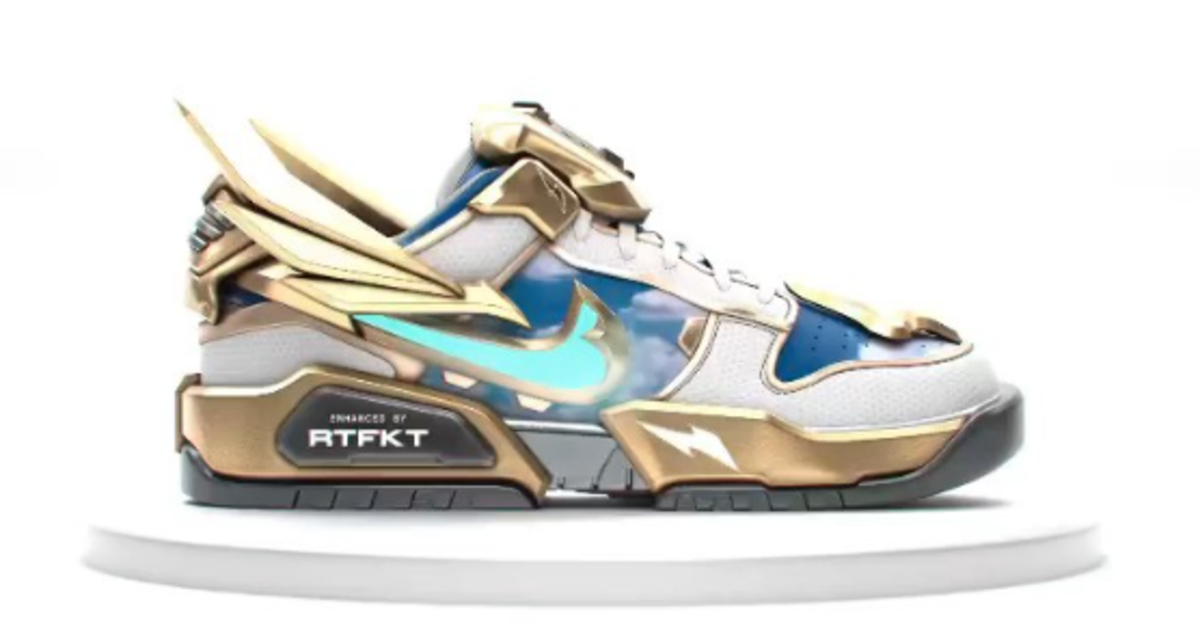 Nike's new NFT sneakers selling for more than $100,000 - CBS News