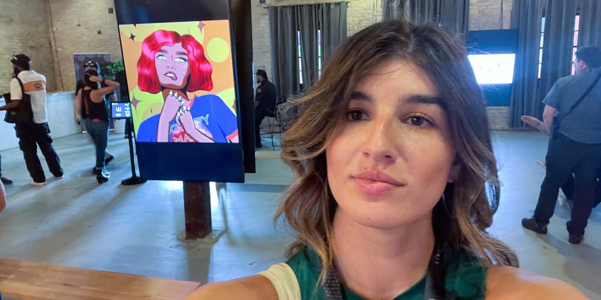 I went to a physical NFT gallery where digital art was displayed on TV screens. It felt completely pointless.