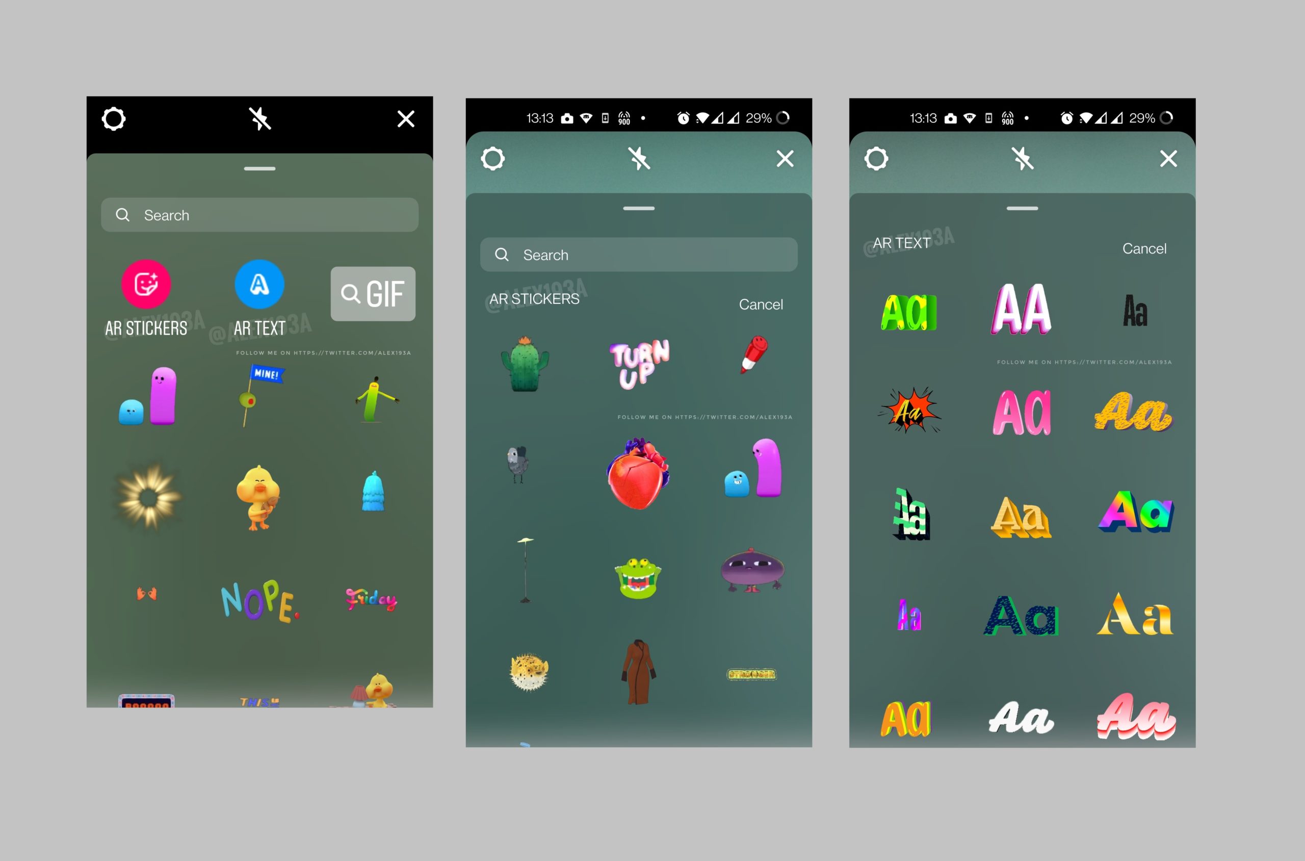 Instagram is working on Augmented Reality text and 3D stickers in stories along with the ‘See in AR option’ in the NFT display
