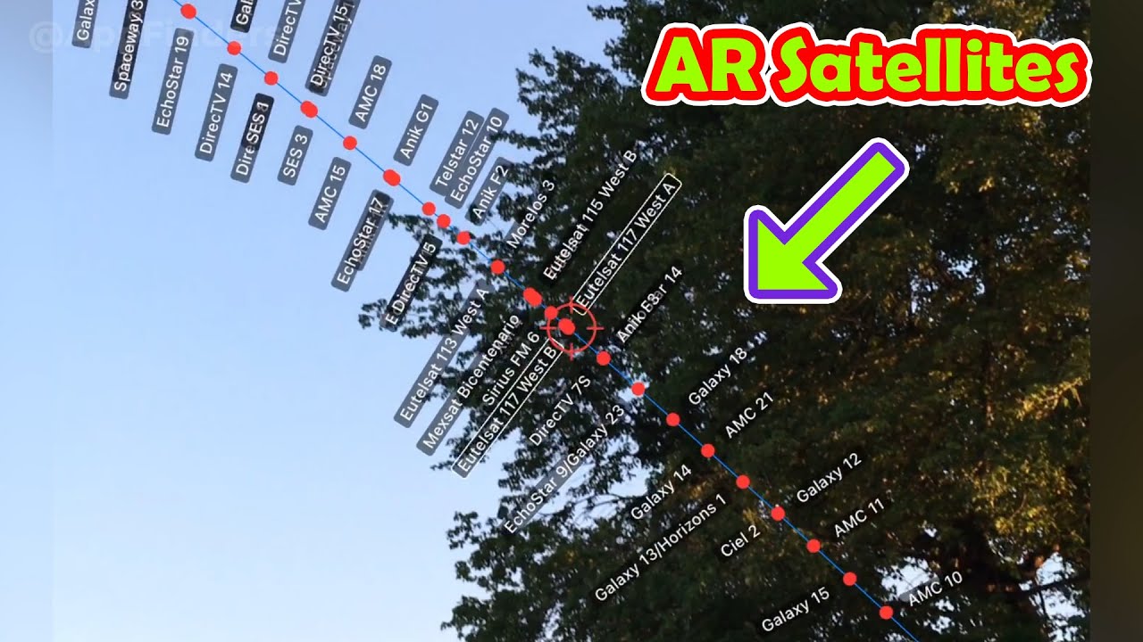 Satellite Pointer Augmented Reality App -