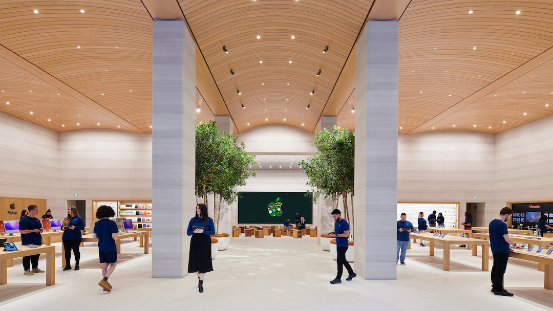 Apple Unveils London Store With Augmented Reality Animating Its Interior