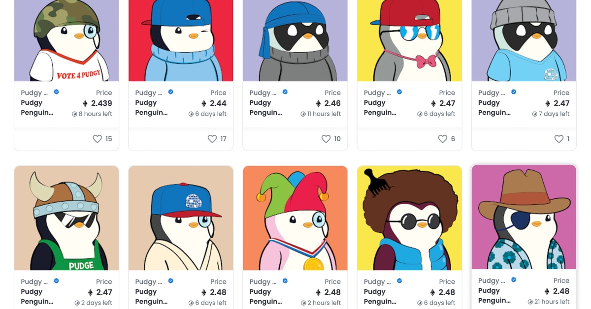 Pudgy Penguins NFT Prices Surge After Creator Unveils IRL Toys