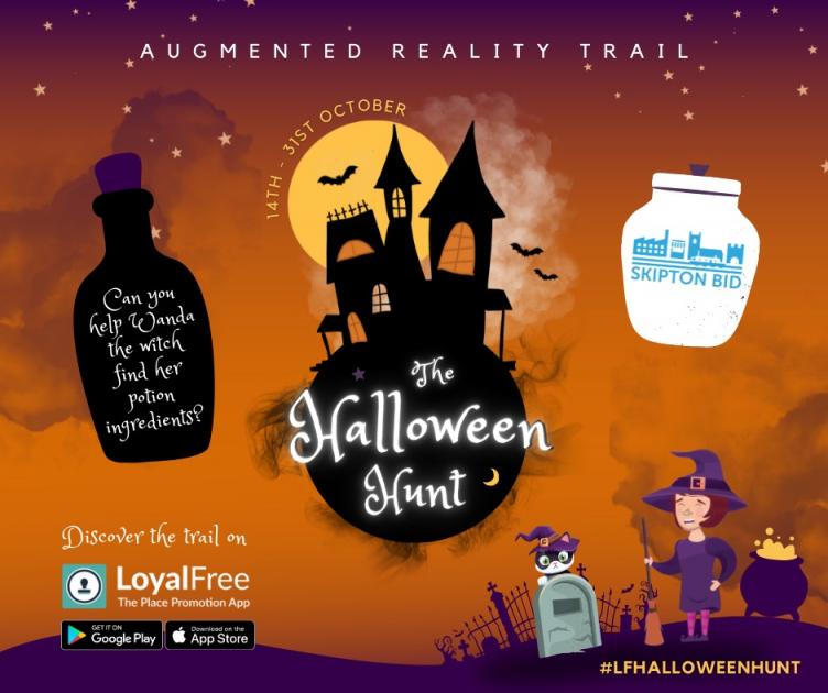 Free new augmented reality Halloween trail up and running in Skipton | Craven Herald