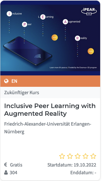 [mooc] Inclusive Peer Learning with Augmented Reality #imoox #nuernberg – e-Learning Blog
