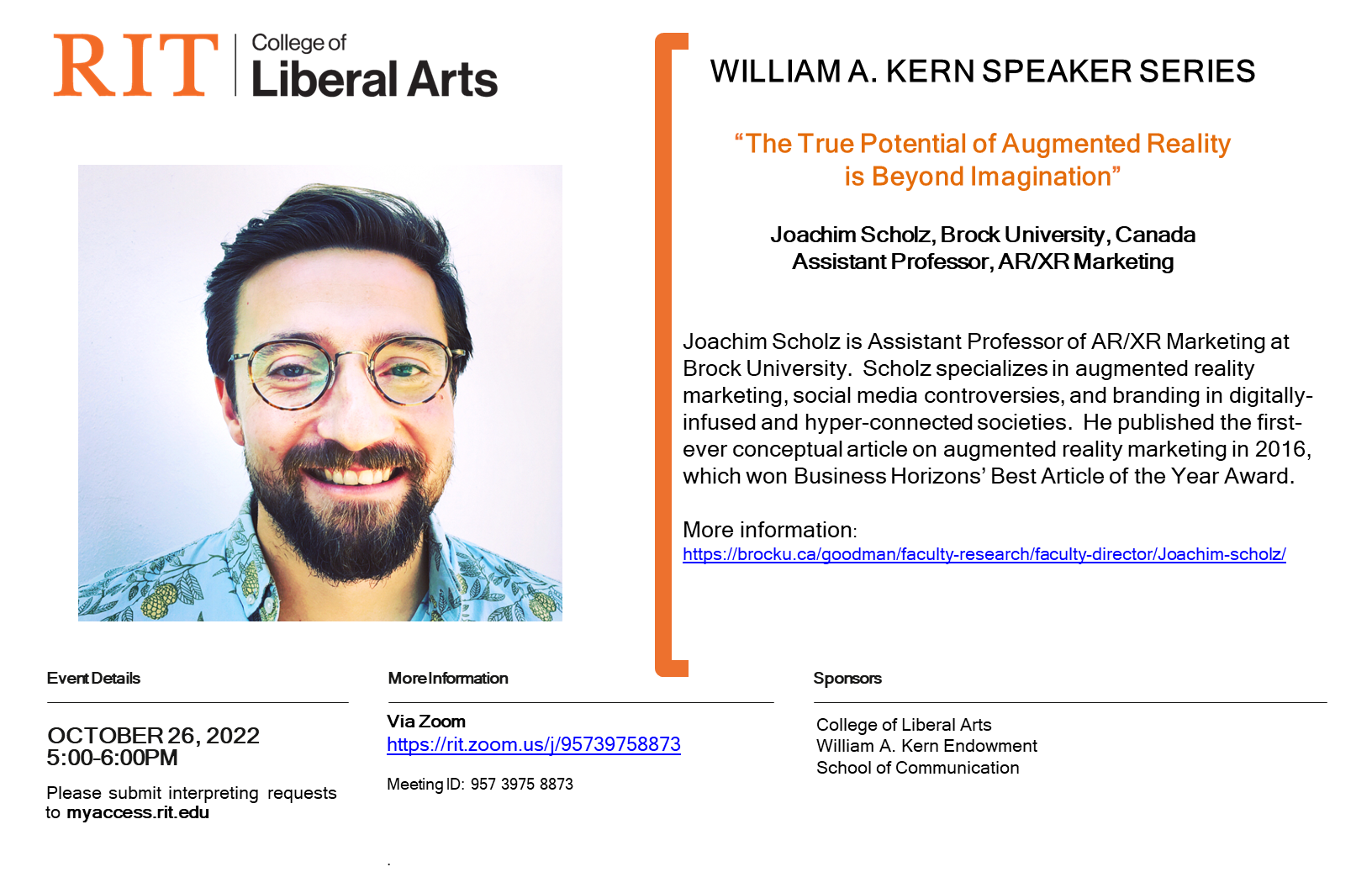 The True Potential of Augmented Reality is Beyond Imagination | Events | RIT
