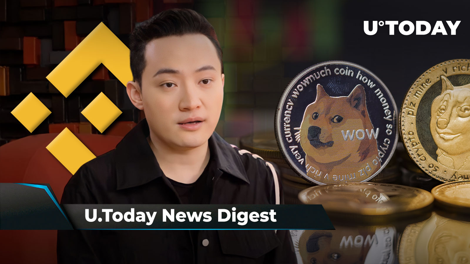 Justin Sun Moves $50 Million to Binance to Support ETH, Ripple CTO Declares NFT Revolution on XRP Ledger, DOGE Spiked 115% Last Week: Crypto News Digest by U.Today