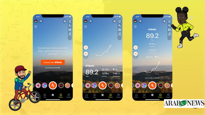 Snapchat and Strava launch augmented reality workouts