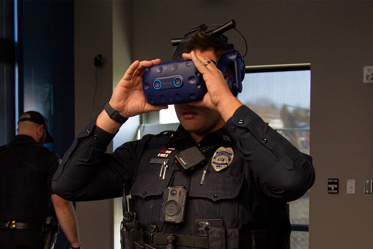 Explore How Police Officers Train Using Virtual Reality | City of North Liberty