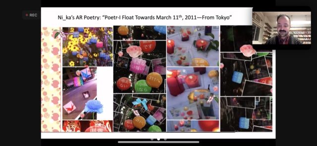 Professor links poetry, the internet and augmented reality