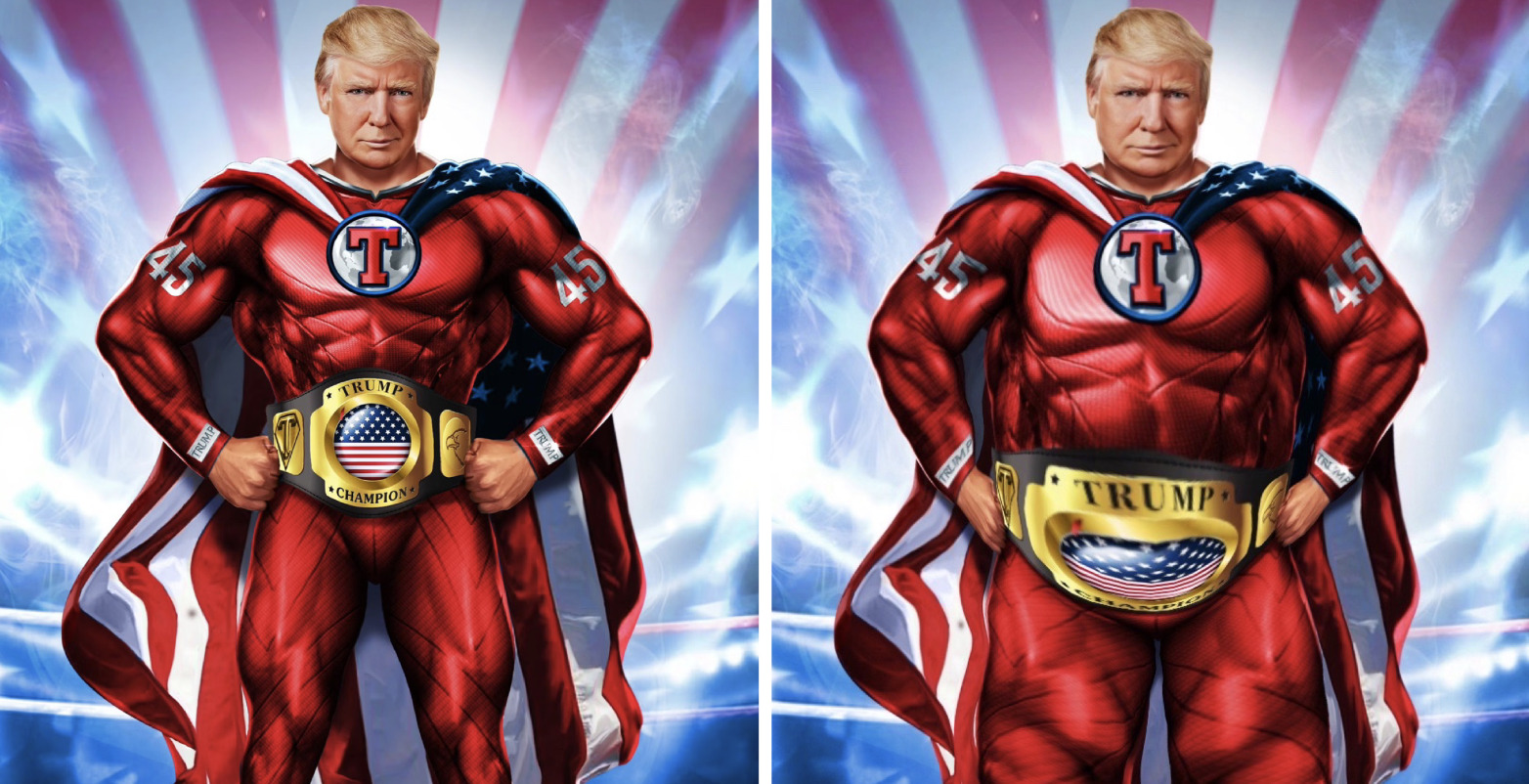 Trump Said He Released the NFT Trading Cards Because They Gave Him a ’30-inch Waist’
