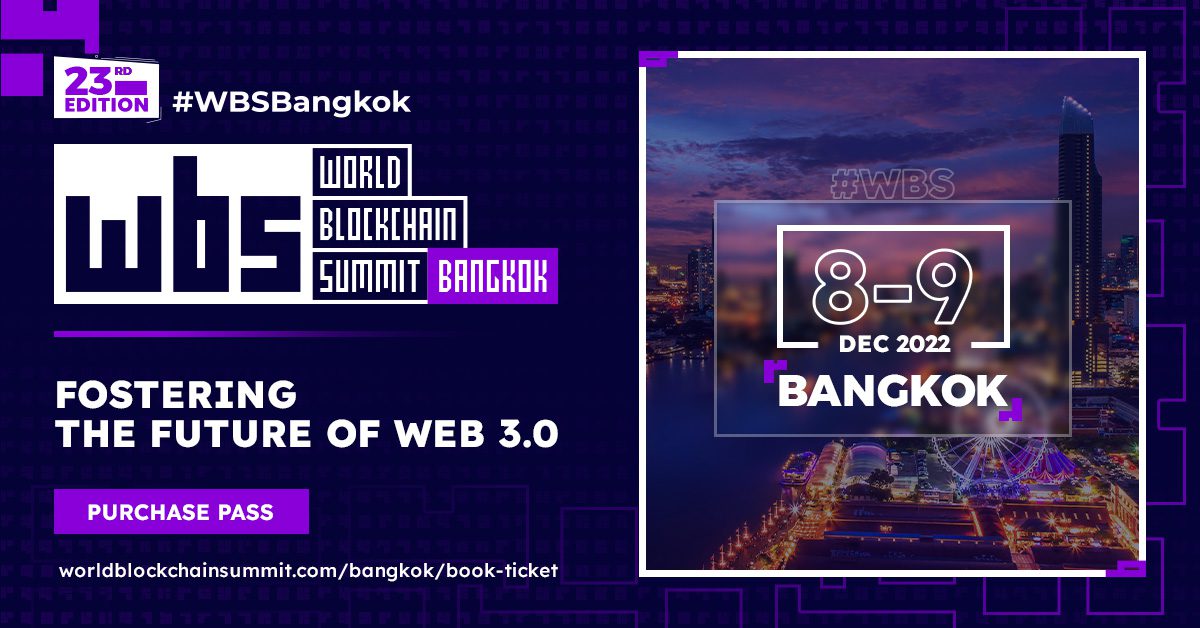 World Blockchain Summit brings 2022 to a close in Bangkok this December