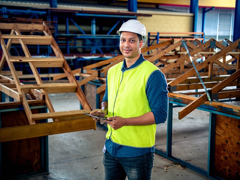 Augmented reality app developed for site safety