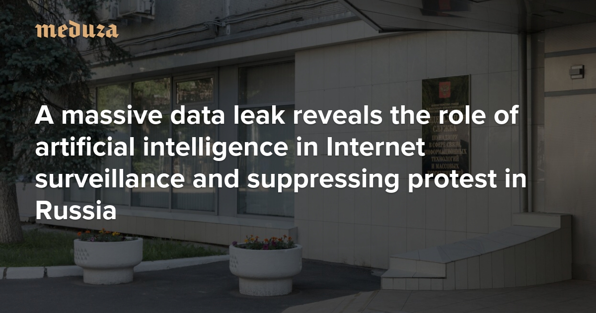 A ‘Wild Boar’ trained by Yandex. A massive data leak reveals the role of artificial intelligence in Internet surveillance and suppressing protest in Russia