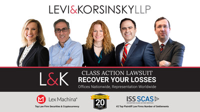 ARBK LAWSUIT ALERT: Levi & Korsinsky Notifies Argo Blockchain plc Investors of a Class Action Lawsuit and Upcoming Deadline