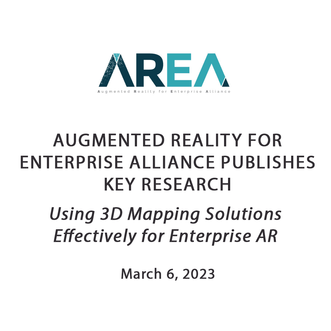 Augmented Reality for Enterprise Alliance Publishes Key Research - AREA