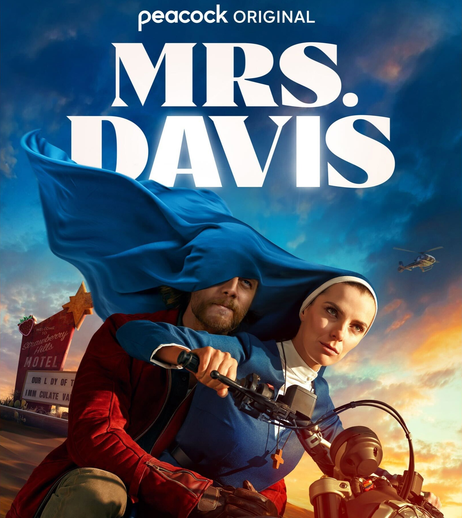 Betty Gilpin as a Nun vs A.I. in First Trailer for Sci-Fi Series 'Mrs. Davis' | FirstShowing.net