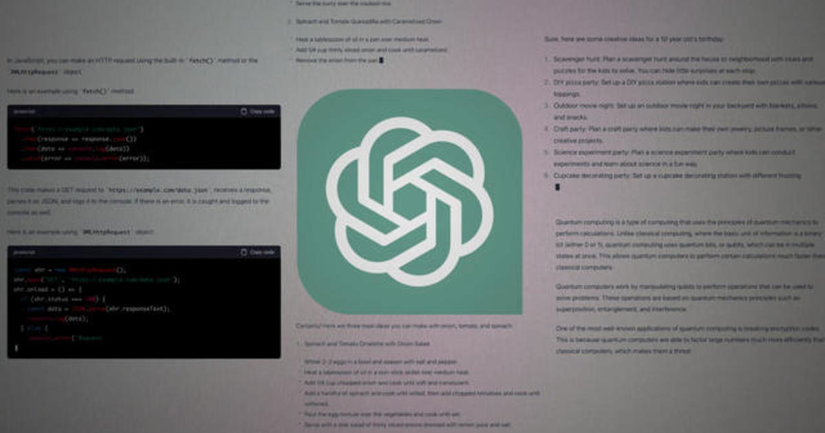 ChatGPT: Artificial Intelligence, chatbots and a world of unknowns | 60 Minutes - CBS News