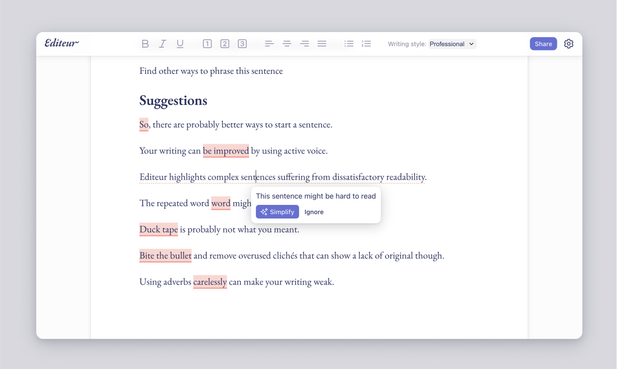 Editeur.ai - Elevate your writing with artificial intelligence GPT-4 | Product Hunt