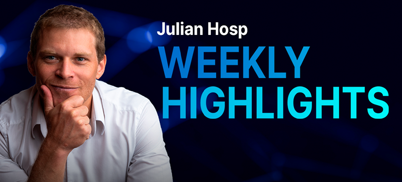 [Weekly Highlights] A Crazy Week & Your Ideal Crypto Platform - Dr. Julian Hosp - The Blockchain Expert