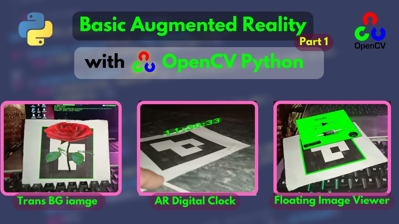 Basic Augmented Reality with OpenCV python Part 1 - QuadExcel.com